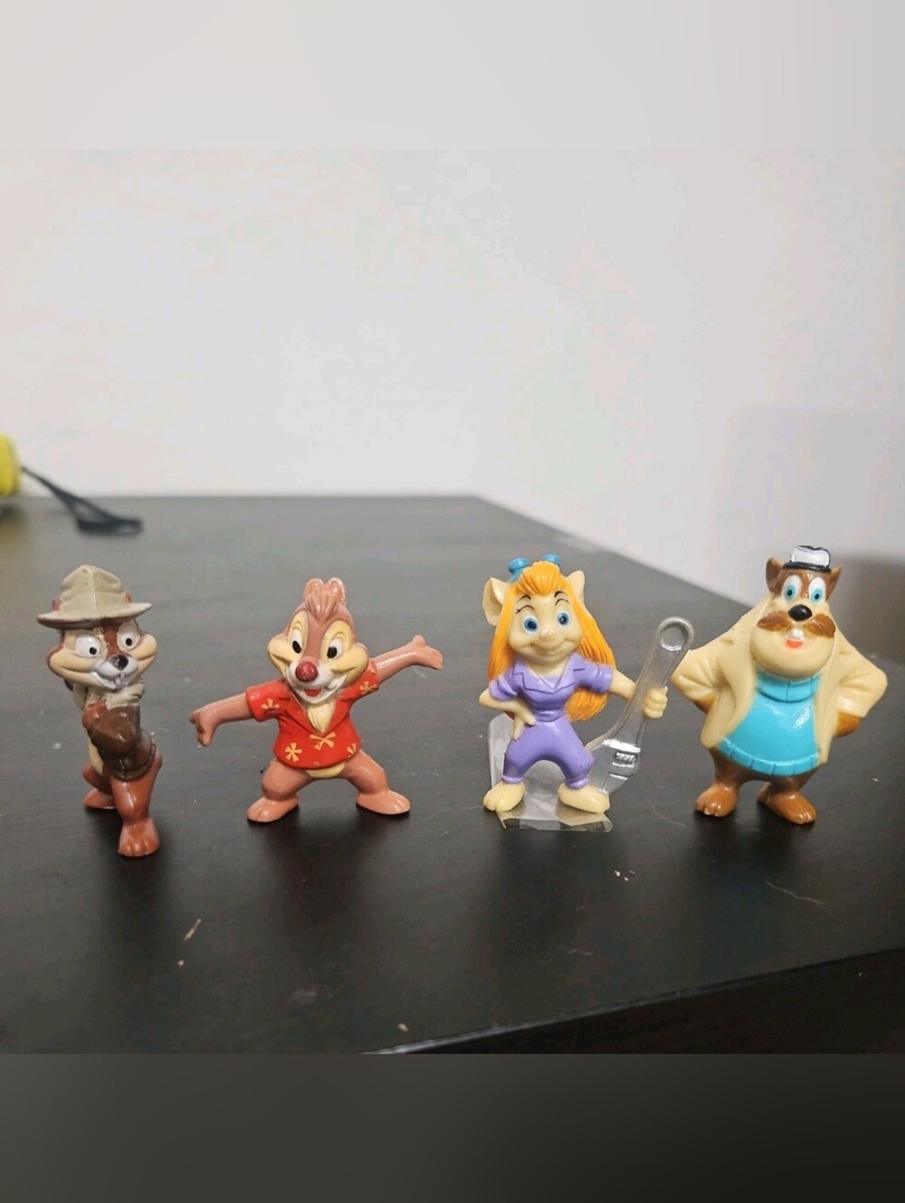 Vintage 1991 Kellogg’s Disney Chip and Dale’s RESCUE RANGERS Set of 4 Figures